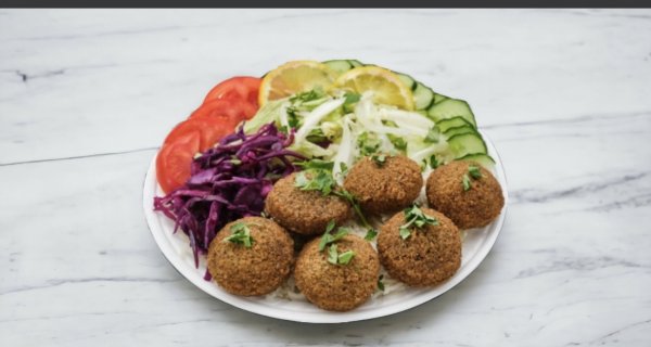 Nagy falafel Tál